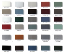 Metal Roof Color Chart by Golke Brothers Wisconsin